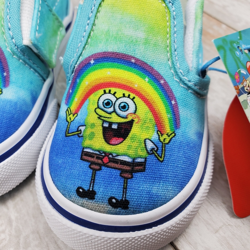 Vans X SpongeBob Slip On Velcro Imaginaaat… - Picture 3 of 13